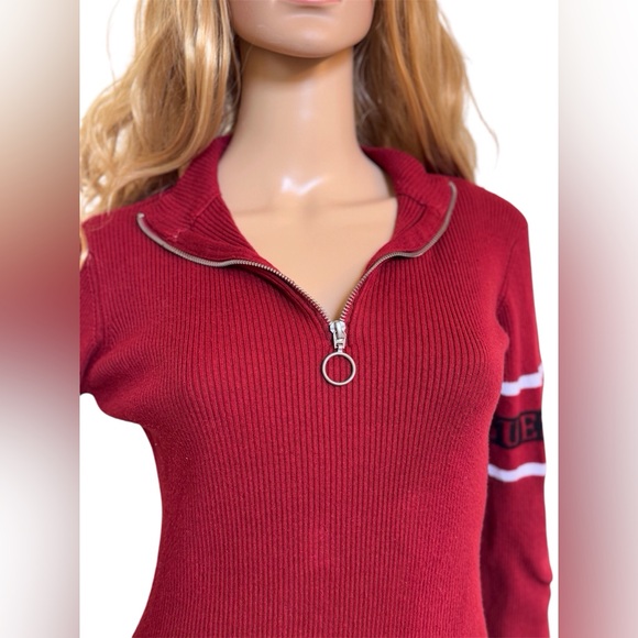 Guess Logo Zipper Sweater - Picture 4 of 5